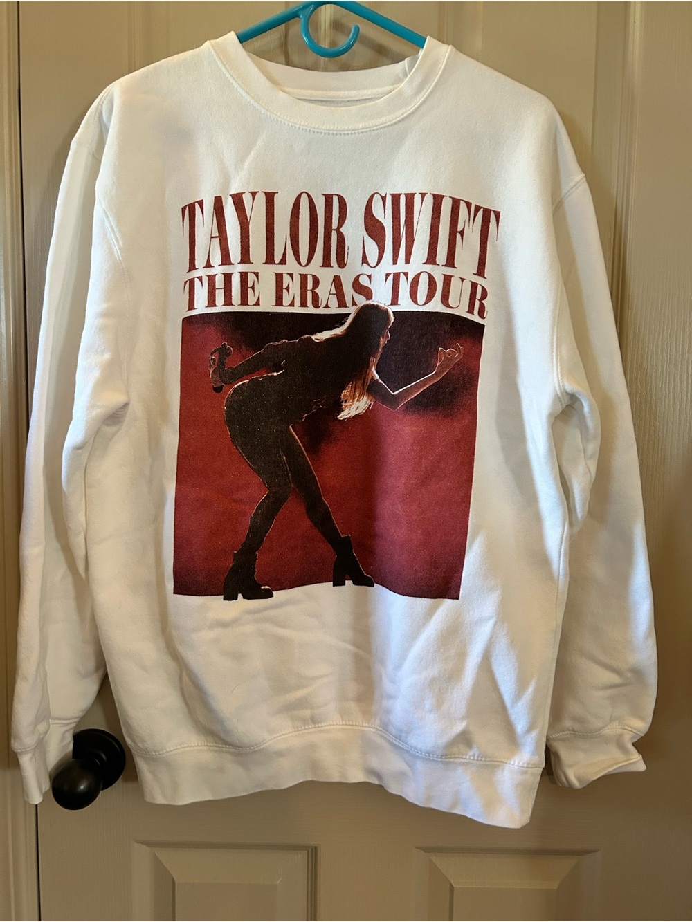 Taylor Swift The Eras Tour White Reputation Set Graphic Sweatshirt